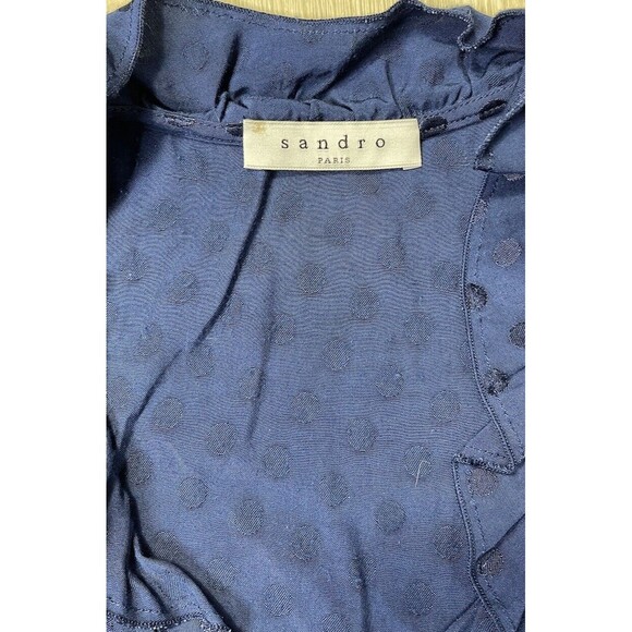 Sandro Sleeveless Blouse. Size: 1 Small - Picture 6 of 10